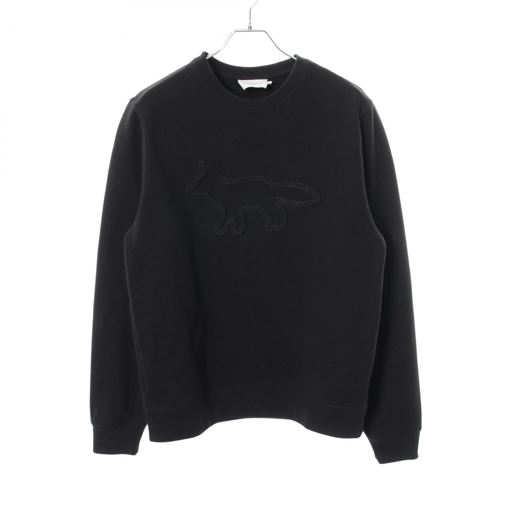 メゾンキツネ CONTOUR FOX PATCH コットンポリエステルスウェット