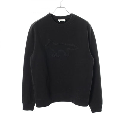 メゾンキツネ CONTOUR FOX PATCH コットンポリエステルスウェット