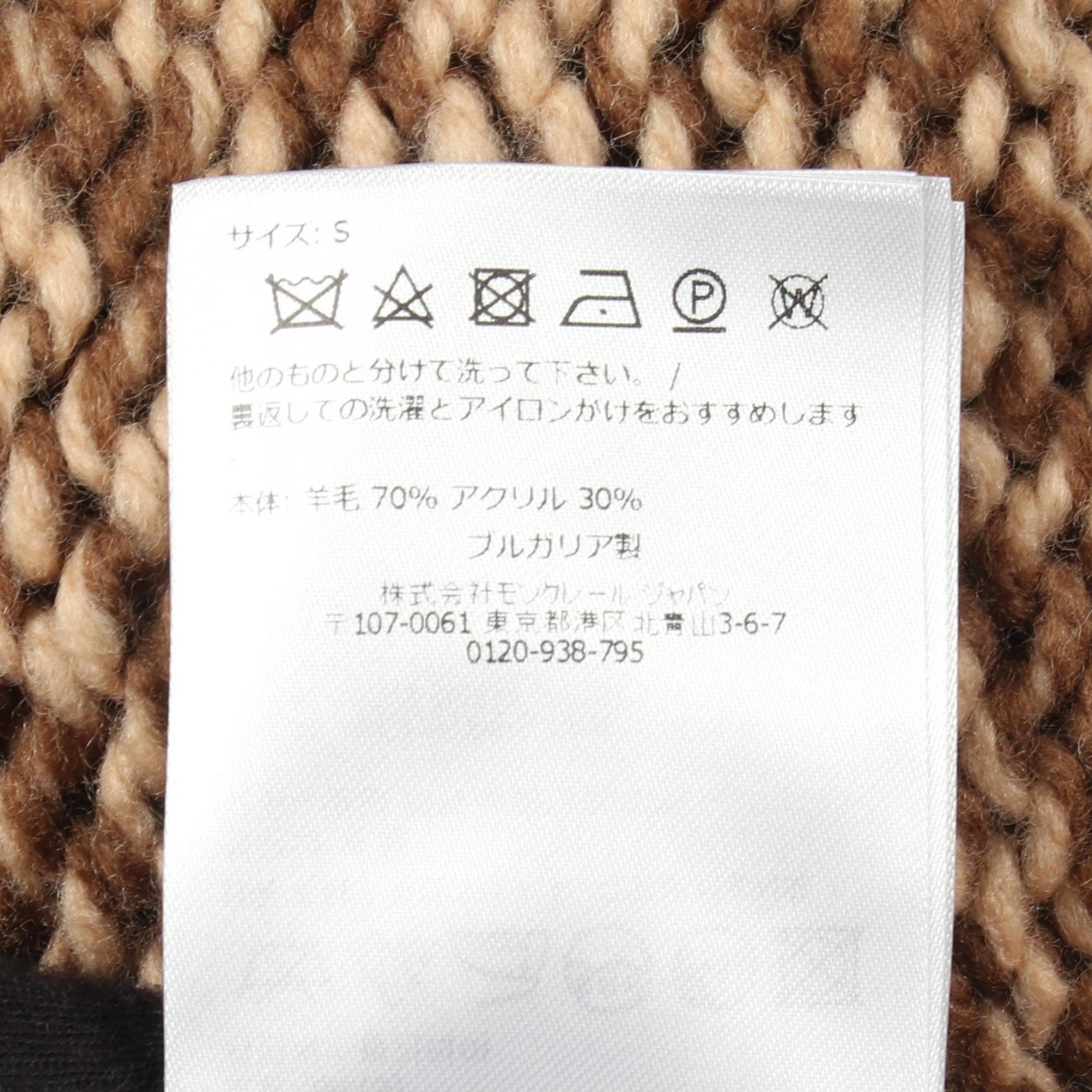 モンクレール ウールタートルネックニットトップス