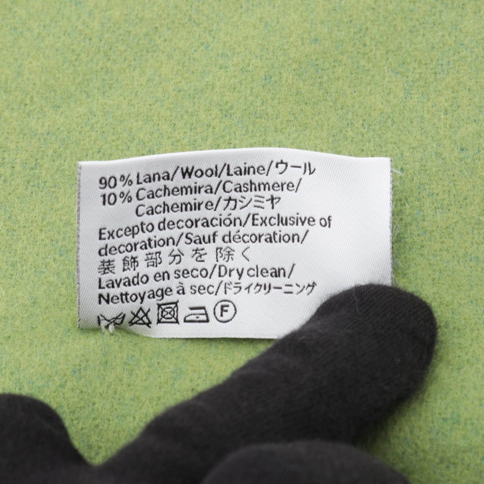 ロエベ アナグラム ウールカシミヤマフラー