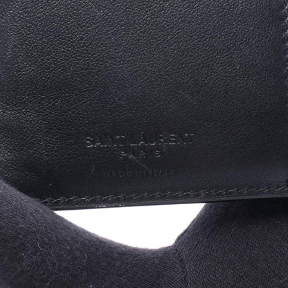 サンローランパリ スタッズ レザー二つ折り財布
