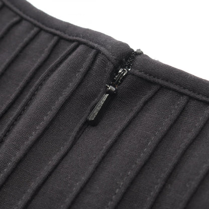タダシショージ PINTUCK JERSEY LACE PANEL ドレス