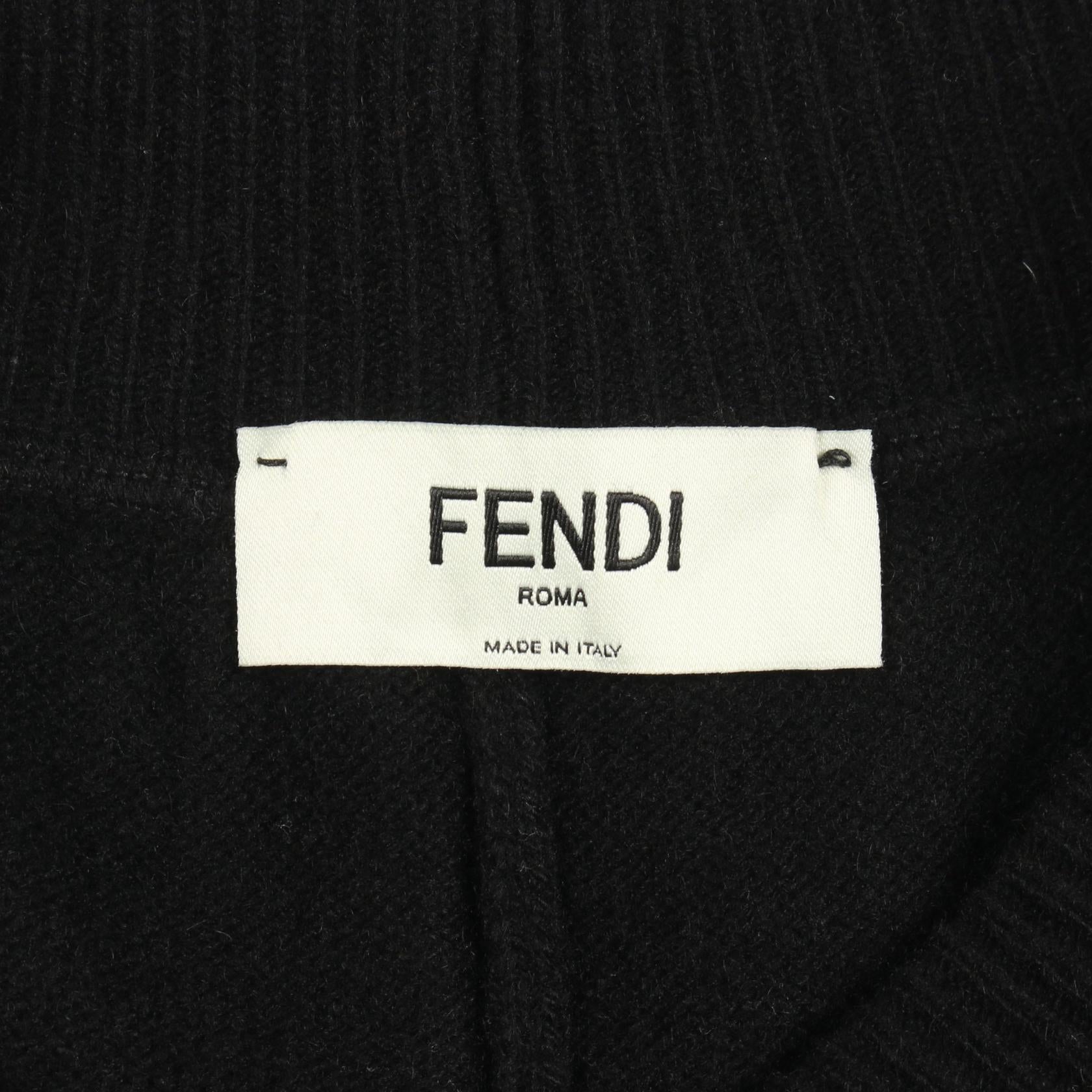 フェンディ FFロゴ カシミヤパンツ