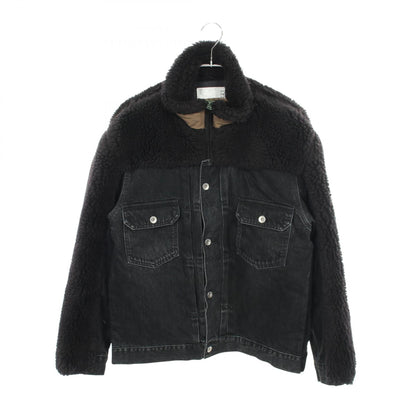 サカイ Faux Shearling Denim ウールブルゾン