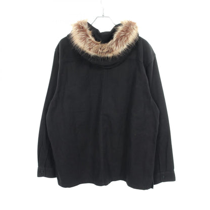 シュプリーム Fur Trim Flannel フーデッドシャツ コットン ウェア
