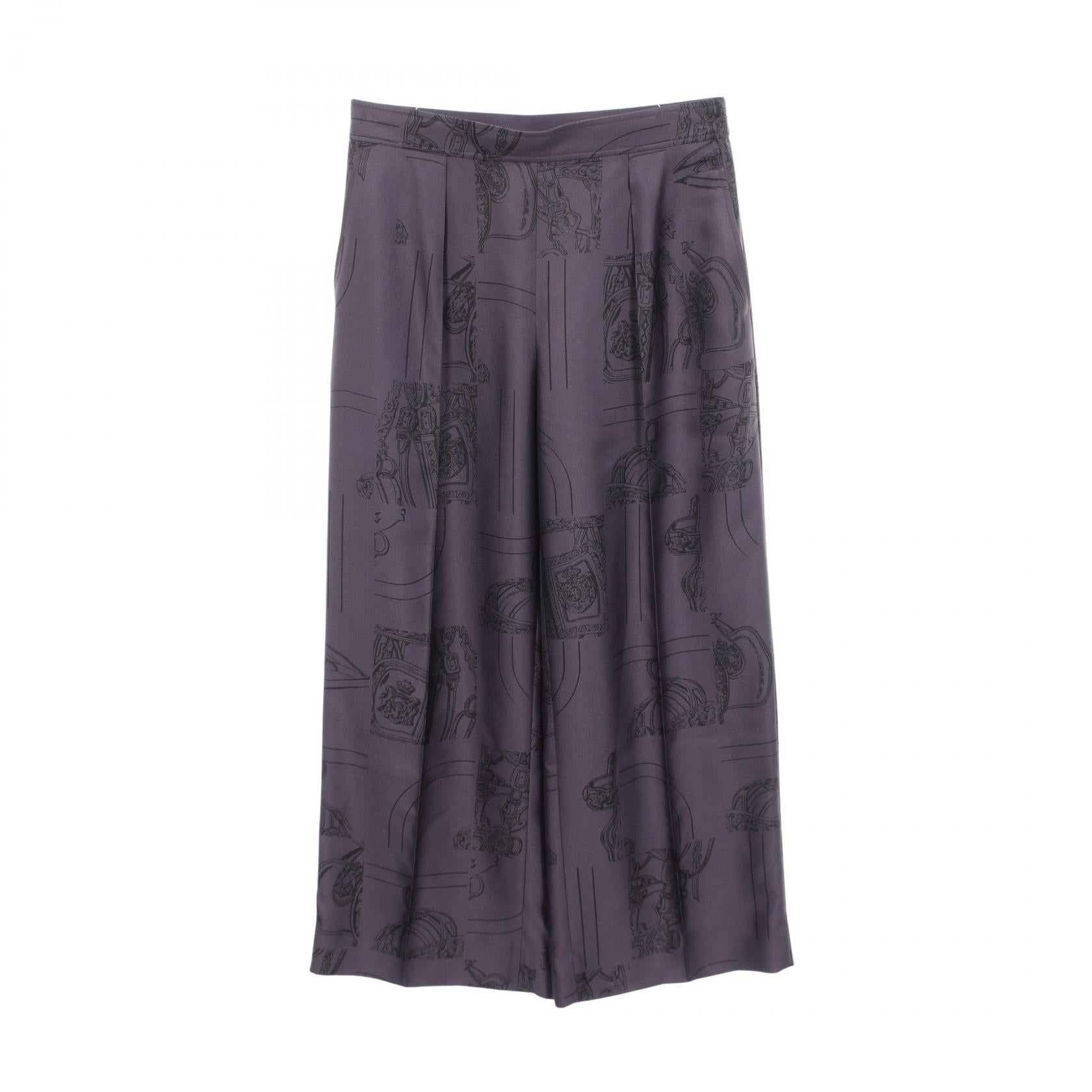 エルメス EN DESORDRE FINESSE シルクパンツ