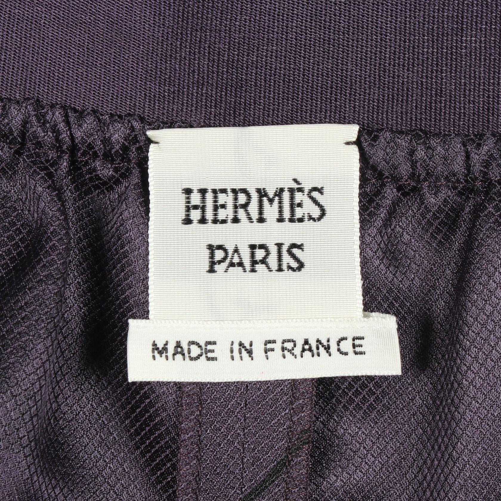 エルメス EN DESORDRE FINESSE シルクパンツ