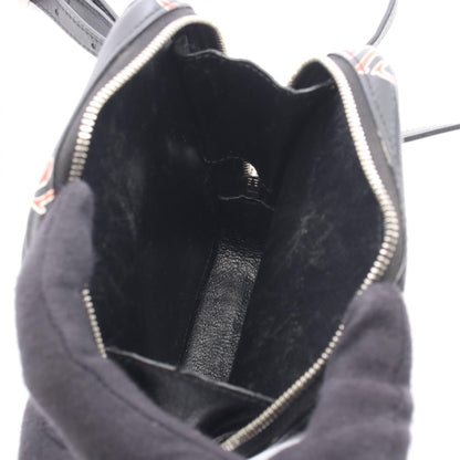 バレンシアガ CASH ZIP PHONE HOLDER レザーショルダーバッグ