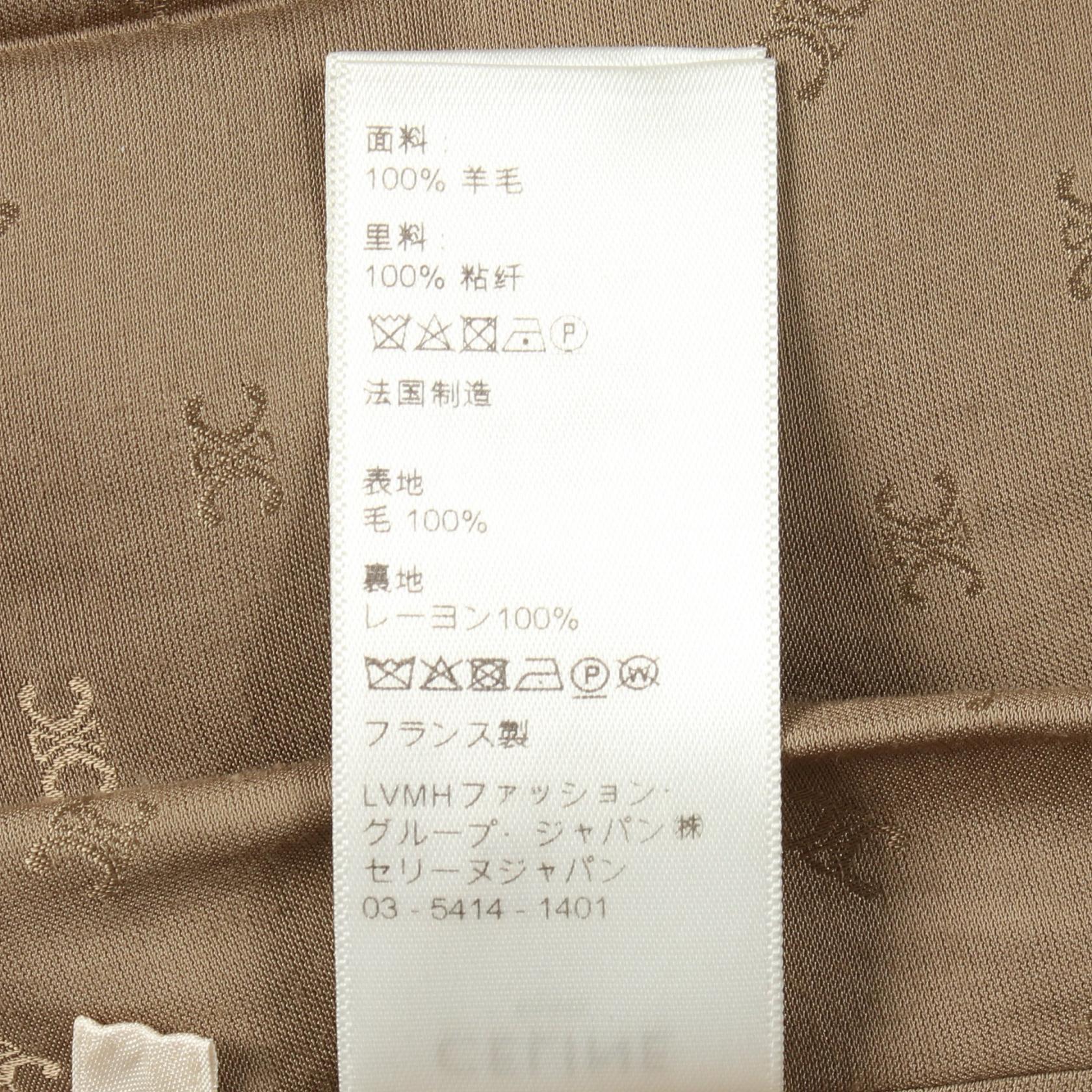セリーヌ 千鳥格子ウールスカート