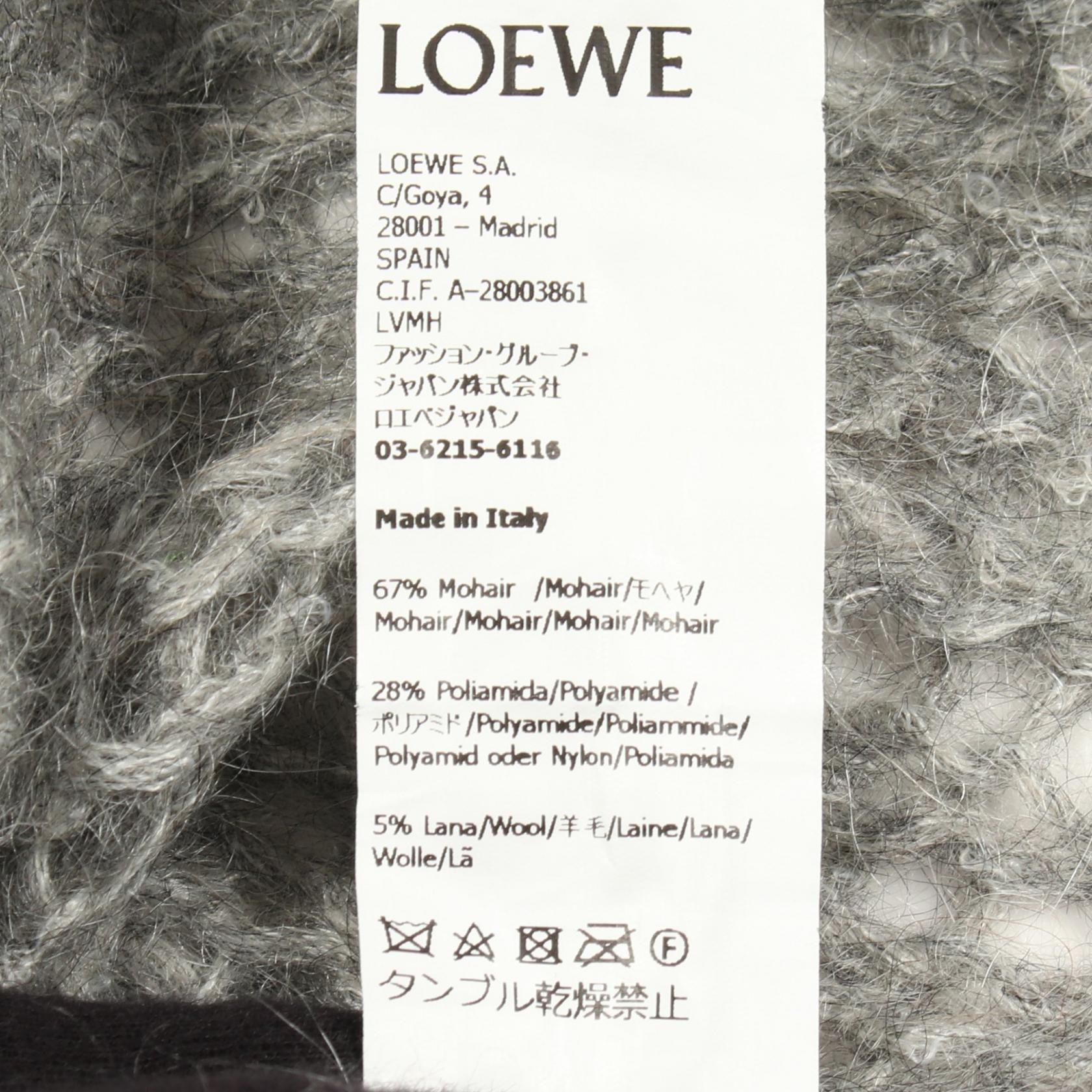 ロエベ アナグラム ウールモヘアナイロンニット