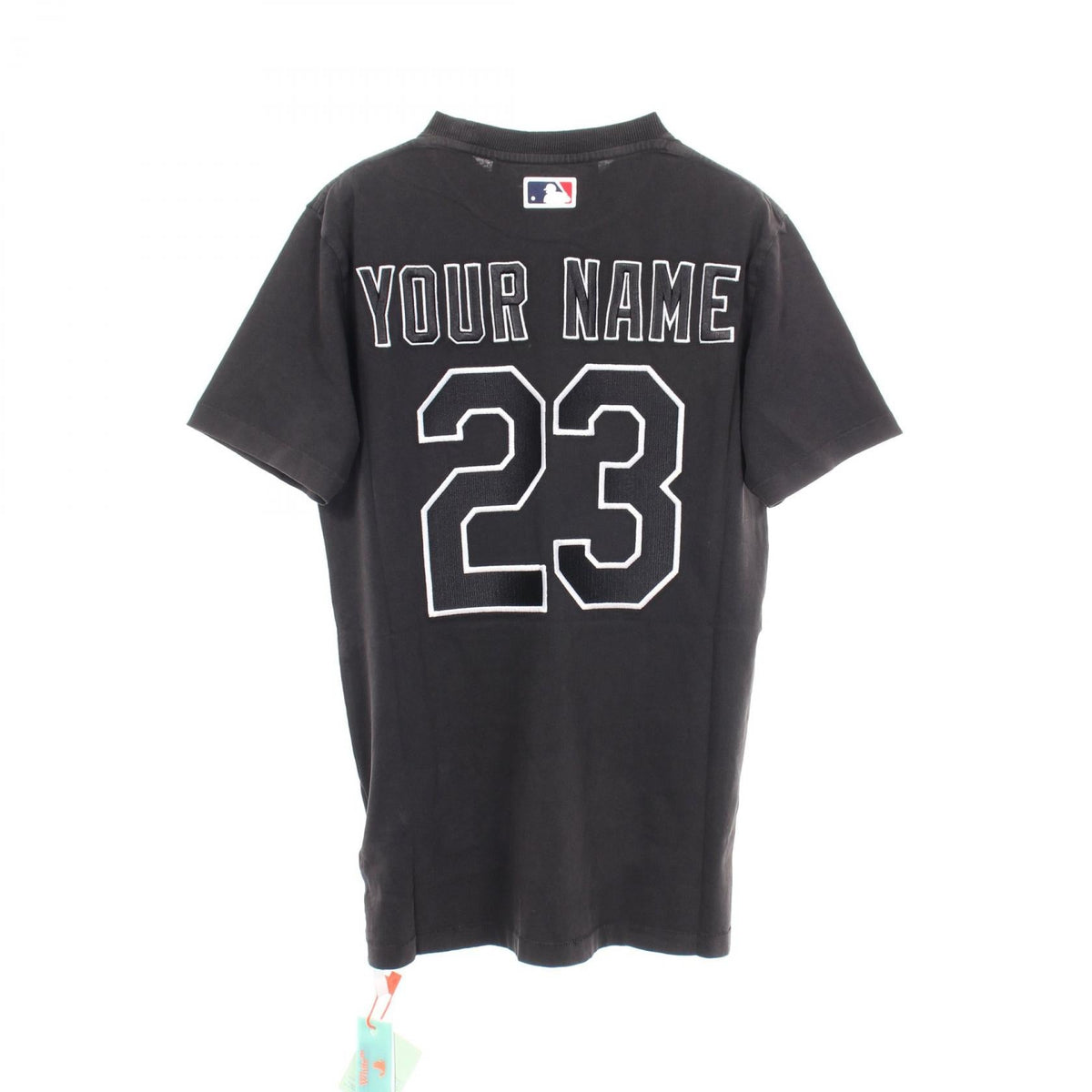 オフホワイト コットン 半袖Tシャツ