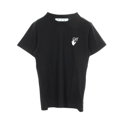 オフホワイト コットン 半袖Tシャツ