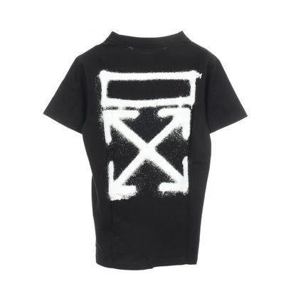 オフホワイト コットン 半袖Tシャツ
