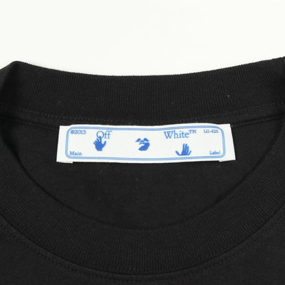 オフホワイト コットン 半袖Tシャツ