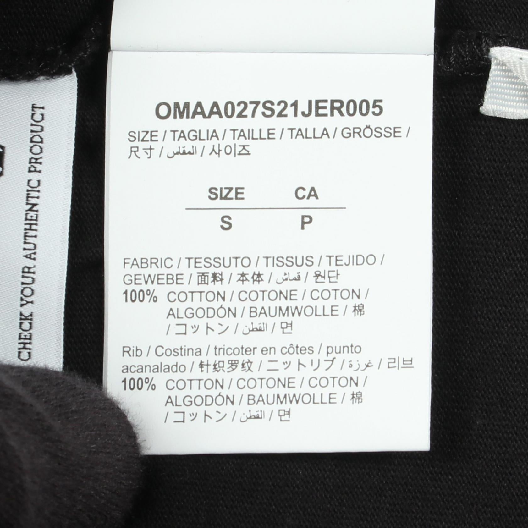 オフホワイト コットン 半袖Tシャツ