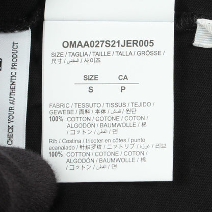 オフホワイト コットン 半袖Tシャツ