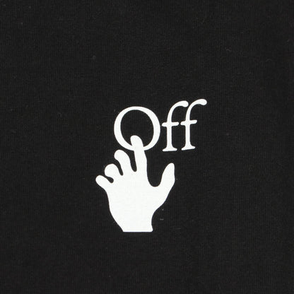 オフホワイト コットン 半袖Tシャツ