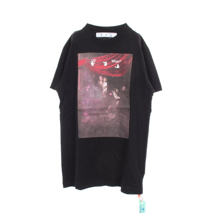 オフホワイト CARAVAGGIO S OVER TEE コットン 半袖Tシャツ