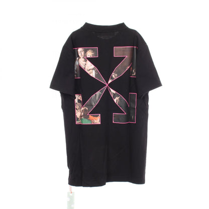 オフホワイト CARAVAGGIO S OVER TEE コットン 半袖Tシャツ