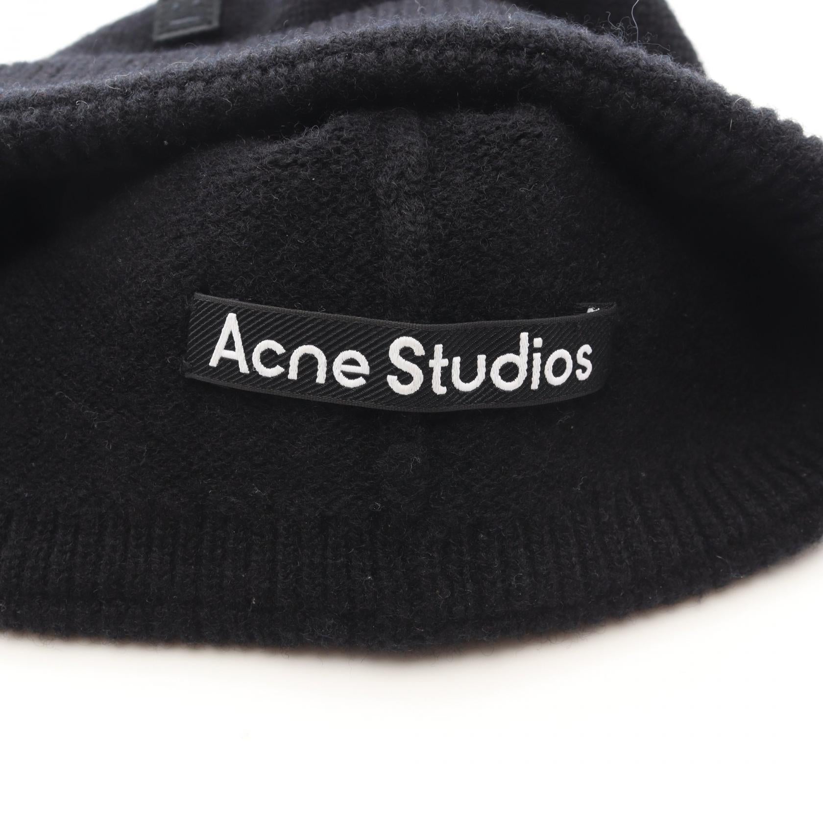アクネストゥディオズ MICRO FACE PATCH BEANIE ウールニットキャップ