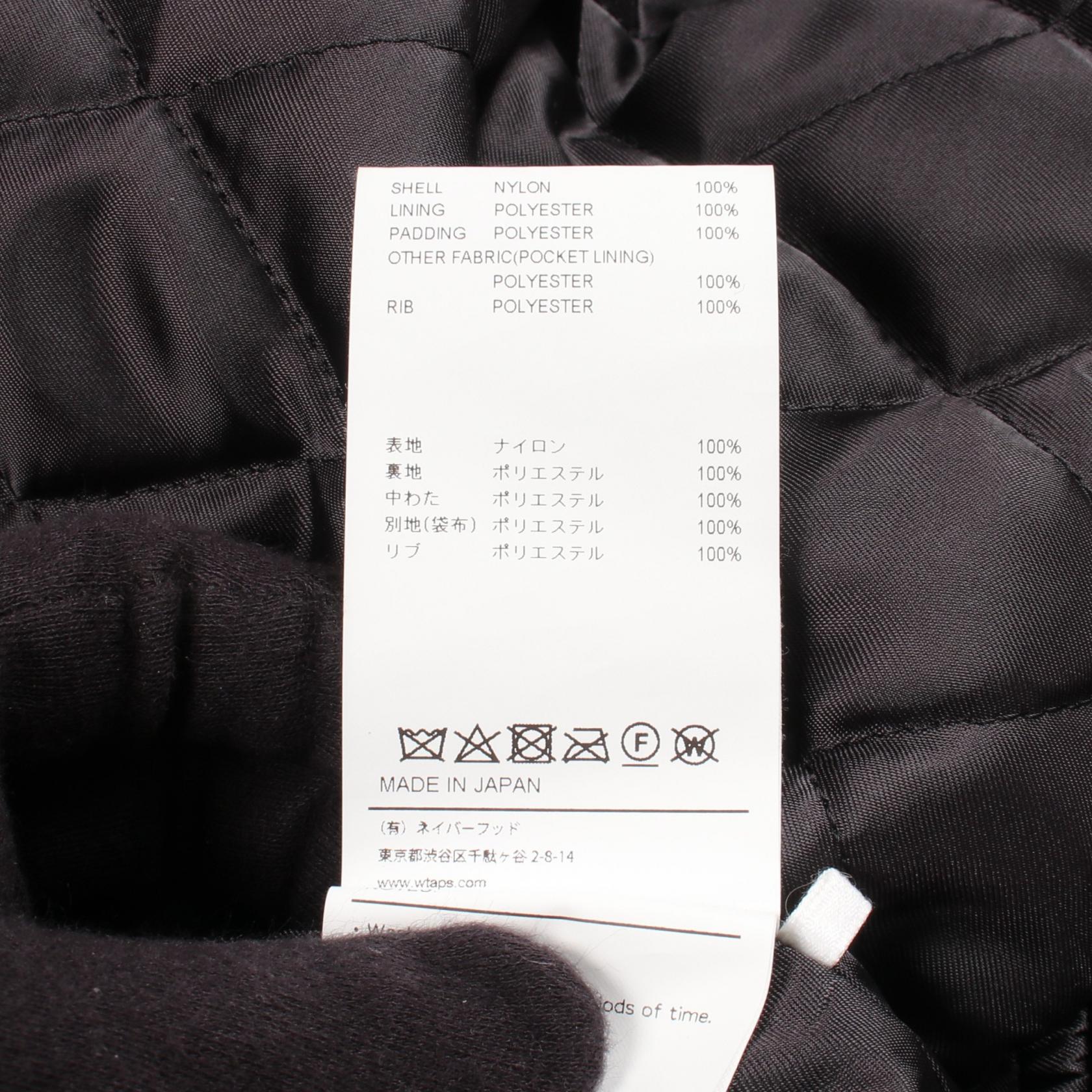 ダブルタップス TEAM JACKET ナイロンジャケット