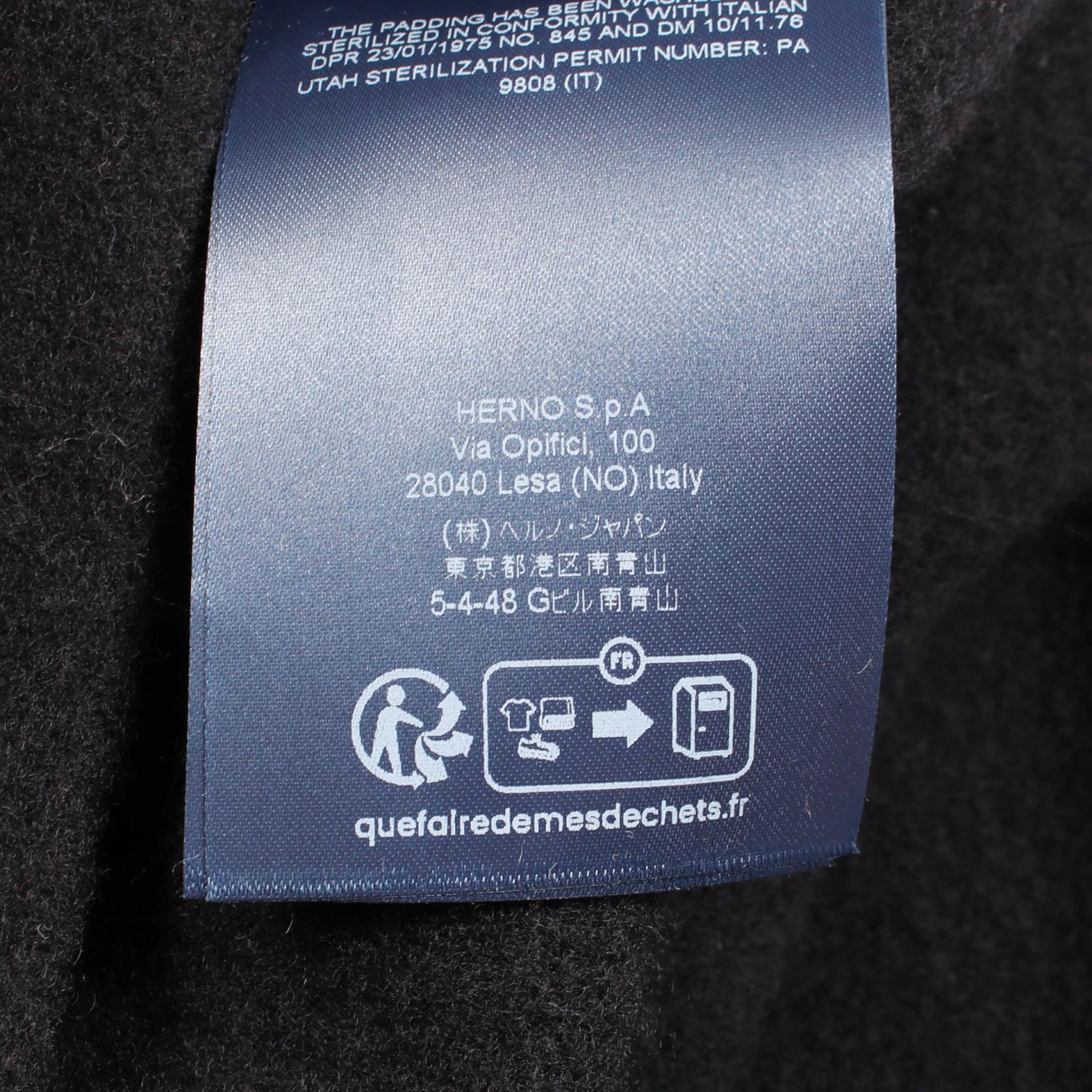 ヘルノ RESORT WARMY & NYLON ULTRALIGHT ウールカシミヤ ポンチョ