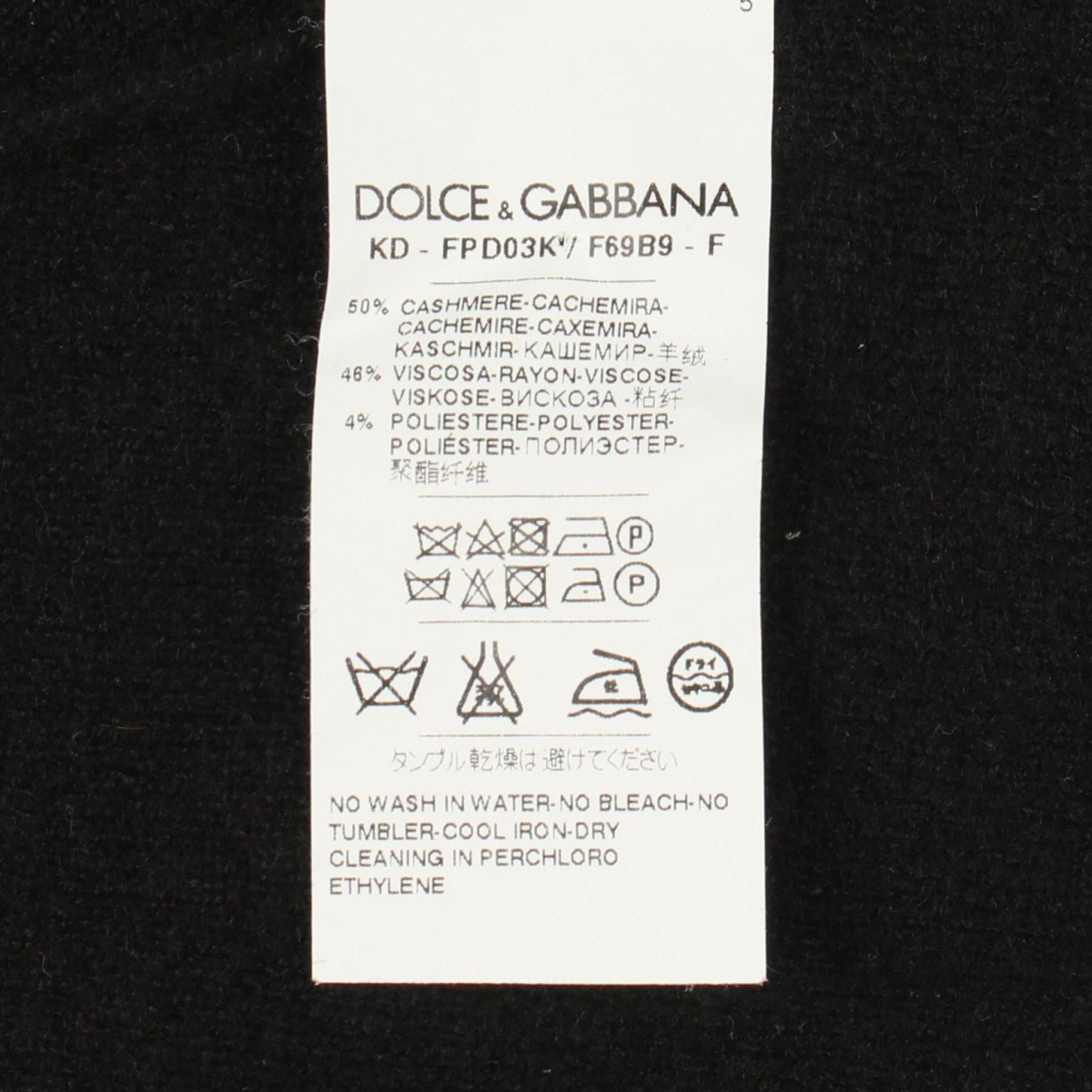 ドルチェ＆ガッバーナ レーヨン カシミヤ ワンピース