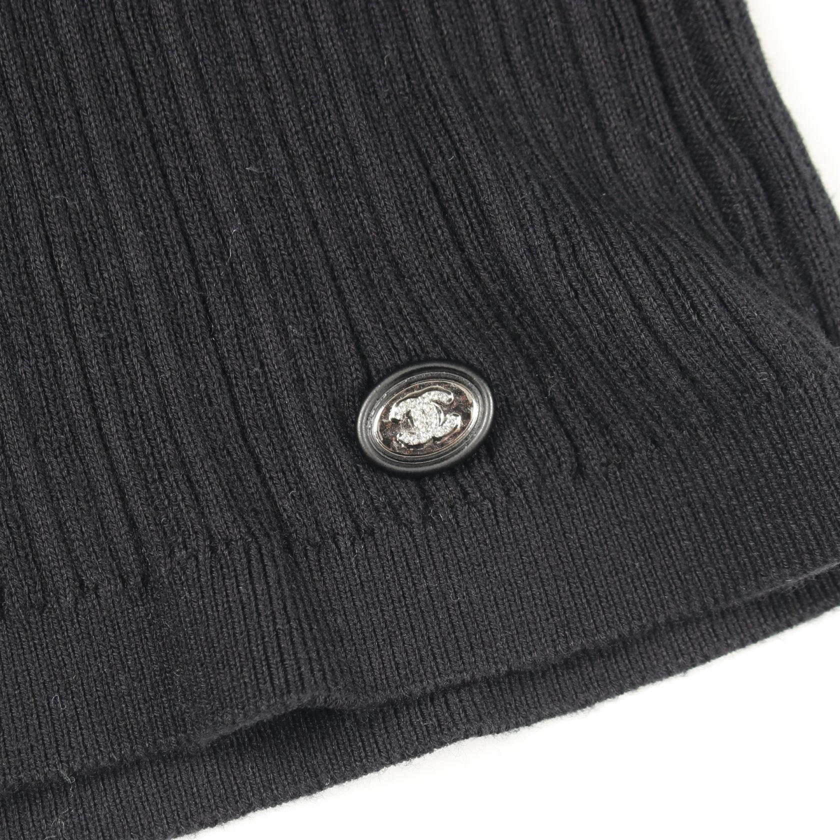 シャネル ロゴ コットン半袖カットソー