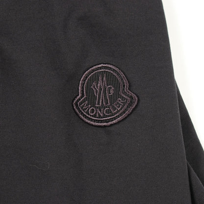 モンクレール スパンコールロゴ コットン クロップドTシャツ