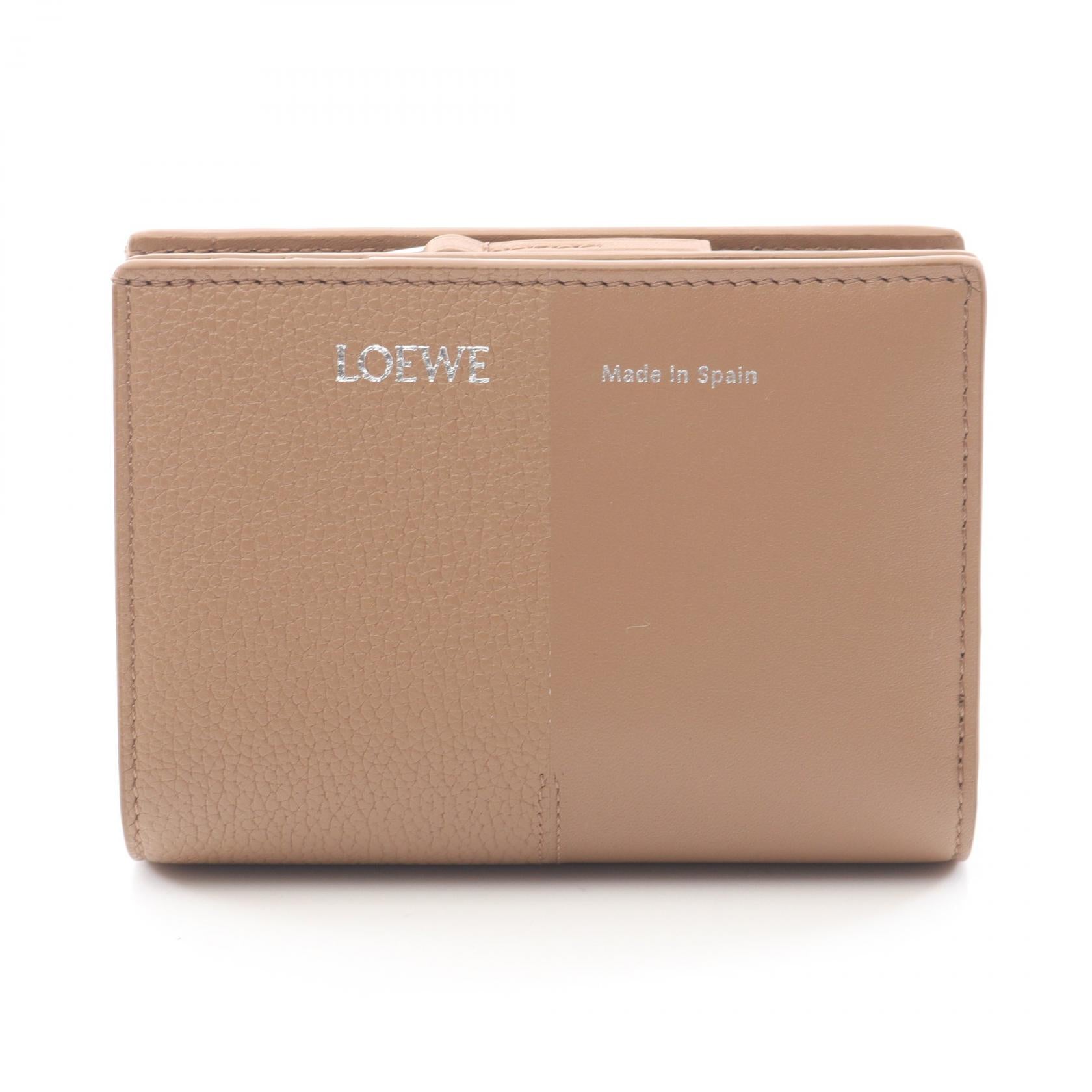 ロエベ デュエット レザーコンパクトウォレット