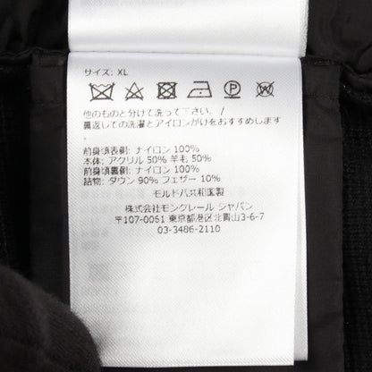モンクレール ニット切替ダウンジャケット