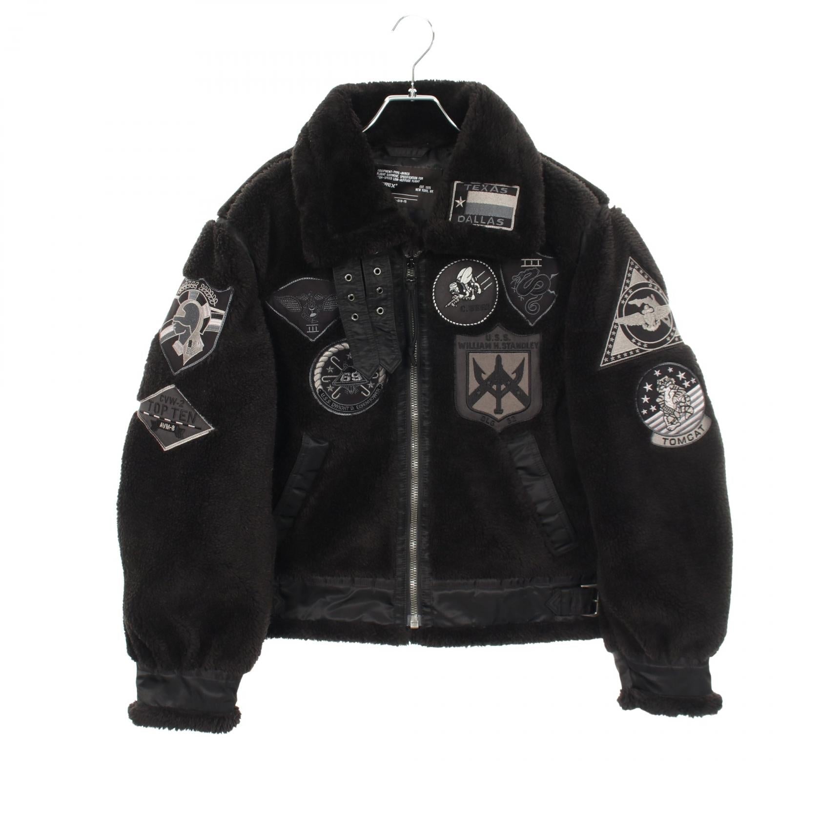 アヴィレックス TOP GUN RETRO BOA B-3 ポリエステル アウター