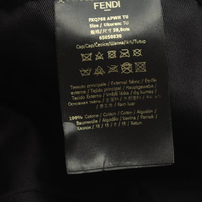 フェンディ FFロゴ コーデュロイ コットン キャップ