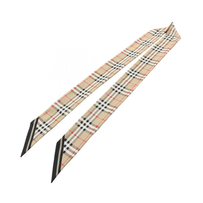 バーバリー Skinny Scarf シルクスカーフ