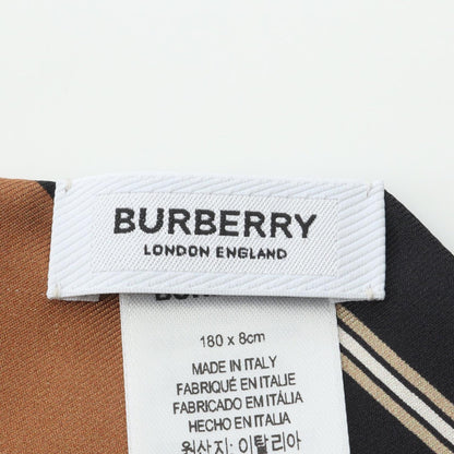 バーバリー Skinny Scarf シルクスカーフ