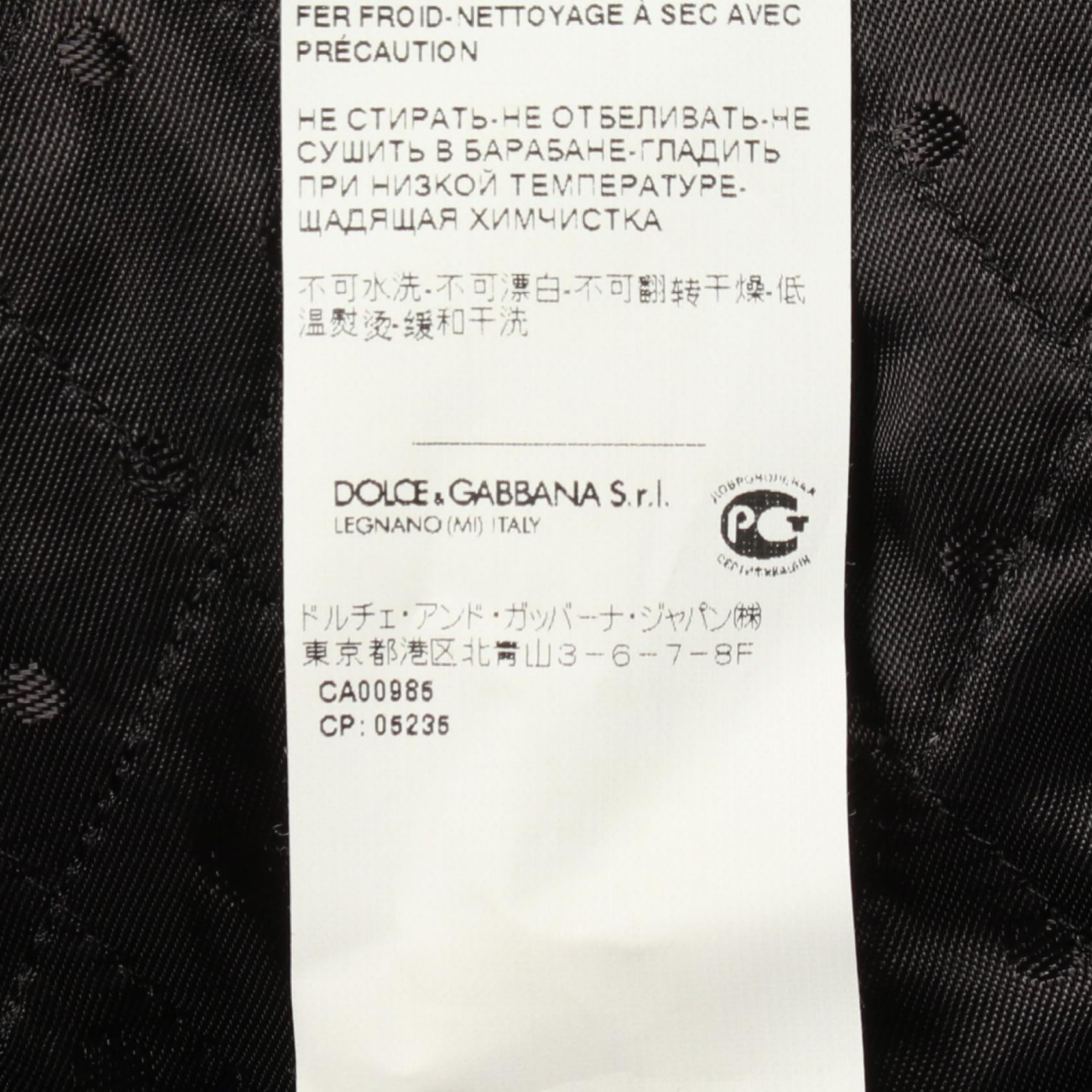 ドルチェ＆ガッバーナ ウールコート