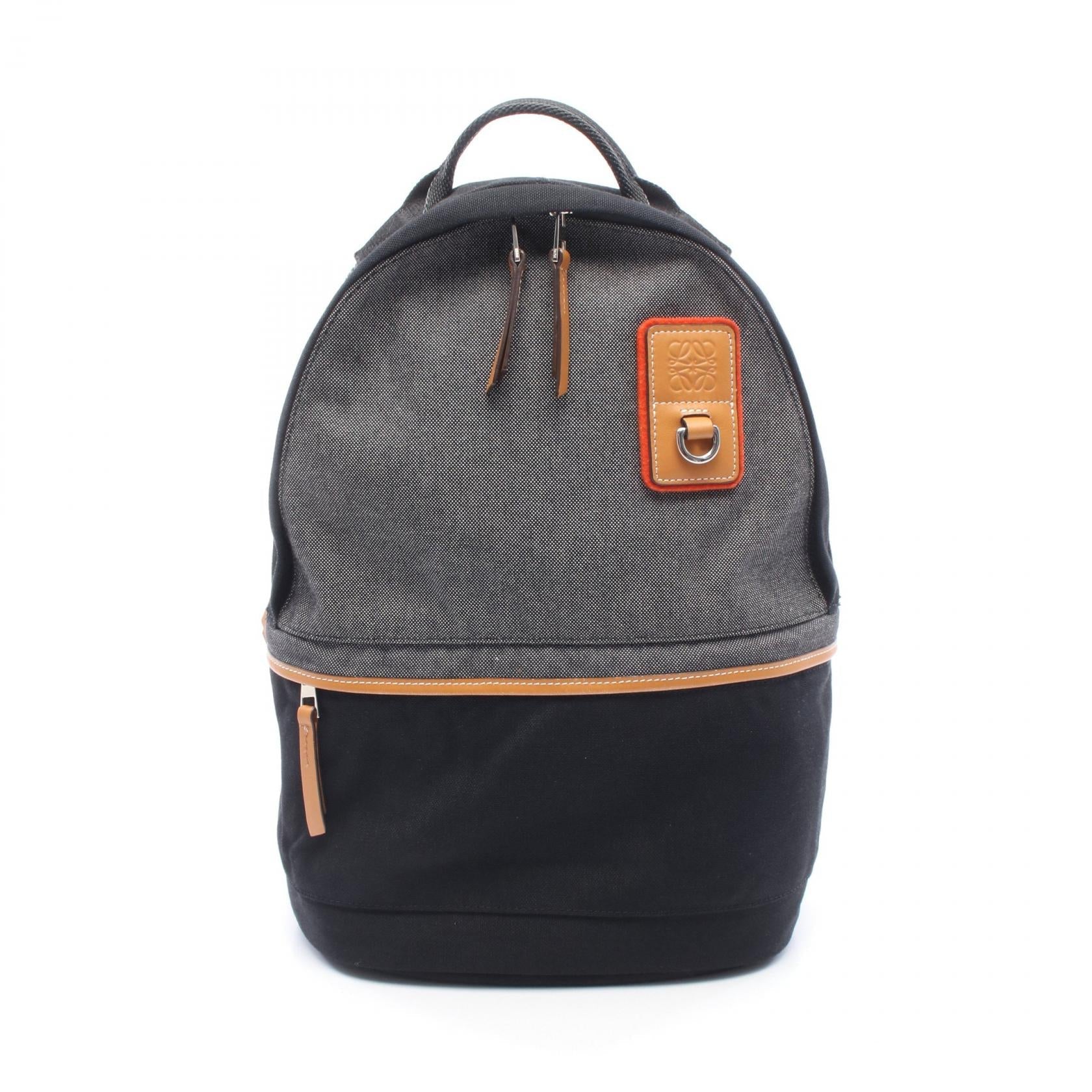 ロエベ Eye LOEWE Nature ELN ナイロンキャンバスレザーリュックサック