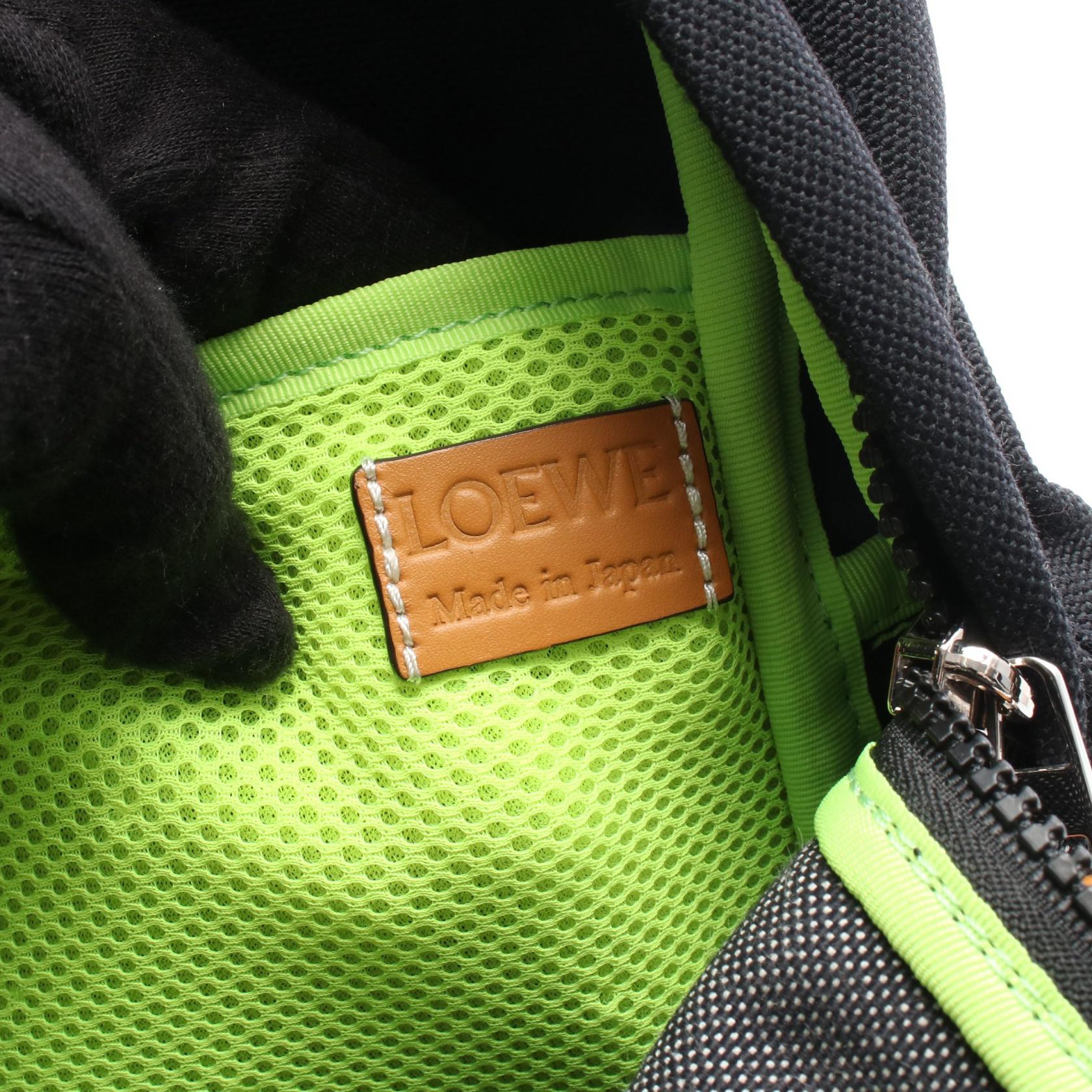 ロエベ Eye LOEWE Nature ELN ナイロンキャンバスレザーリュックサック