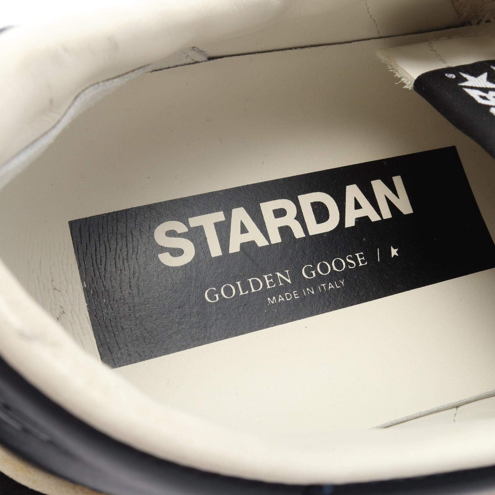 ゴールデングース Stardan レザー スウェード スニーカー