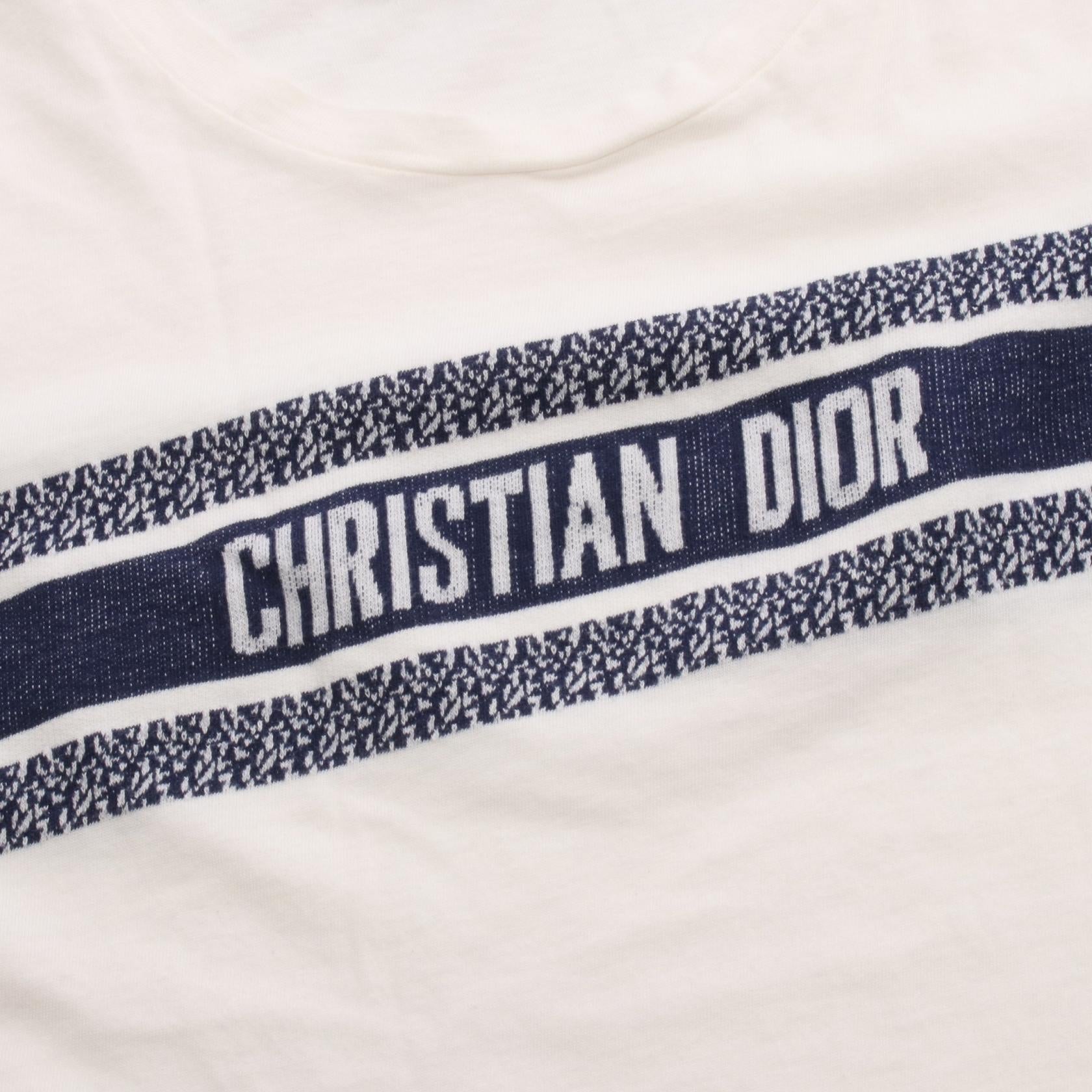 ディオール シグネチャーバンド コットン 半袖Tシャツ