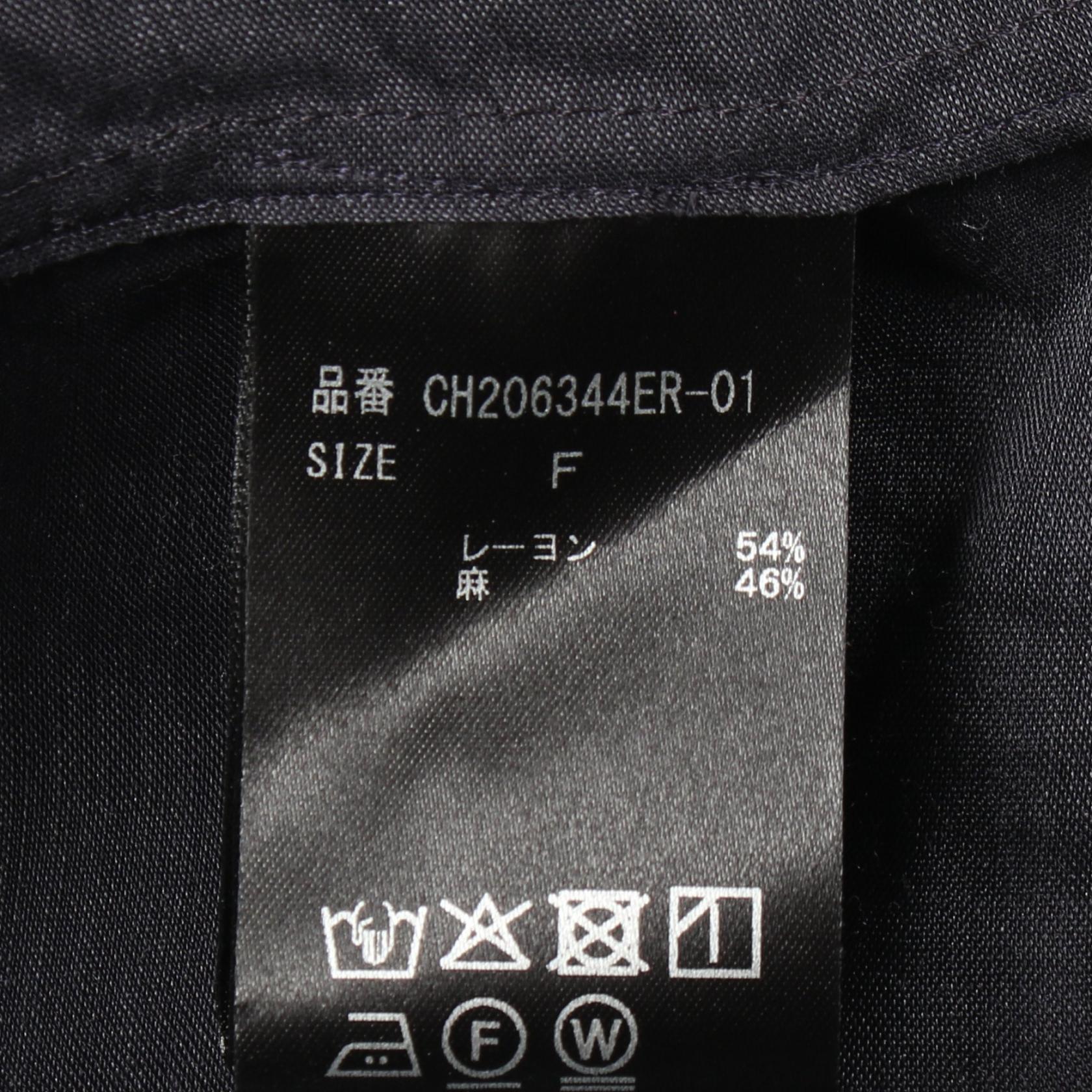 カオス レーヨン長袖ブラウス