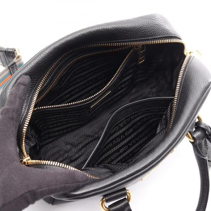プラダ VITTELO PHENIX レザー2wayハンドバッグ