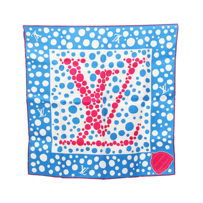 ルイヴィトン LV × YK インフィニティドット シルクスカーフ