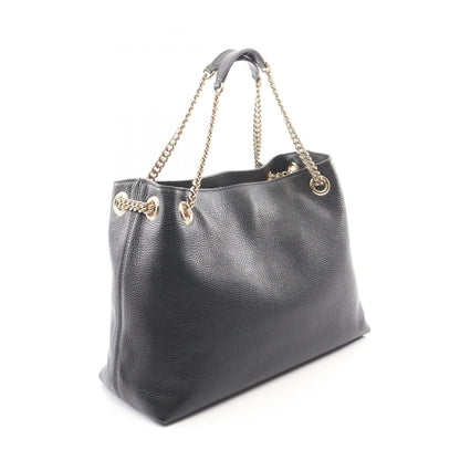 グッチ ソーホーインターロッキングG レザーショルダーバッグ