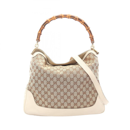 グッチ ダイアナバンブー キャンバス2wayショルダーバッグ