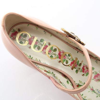 グッチ Louis Bee Mary Jane パテントレザーパンプス