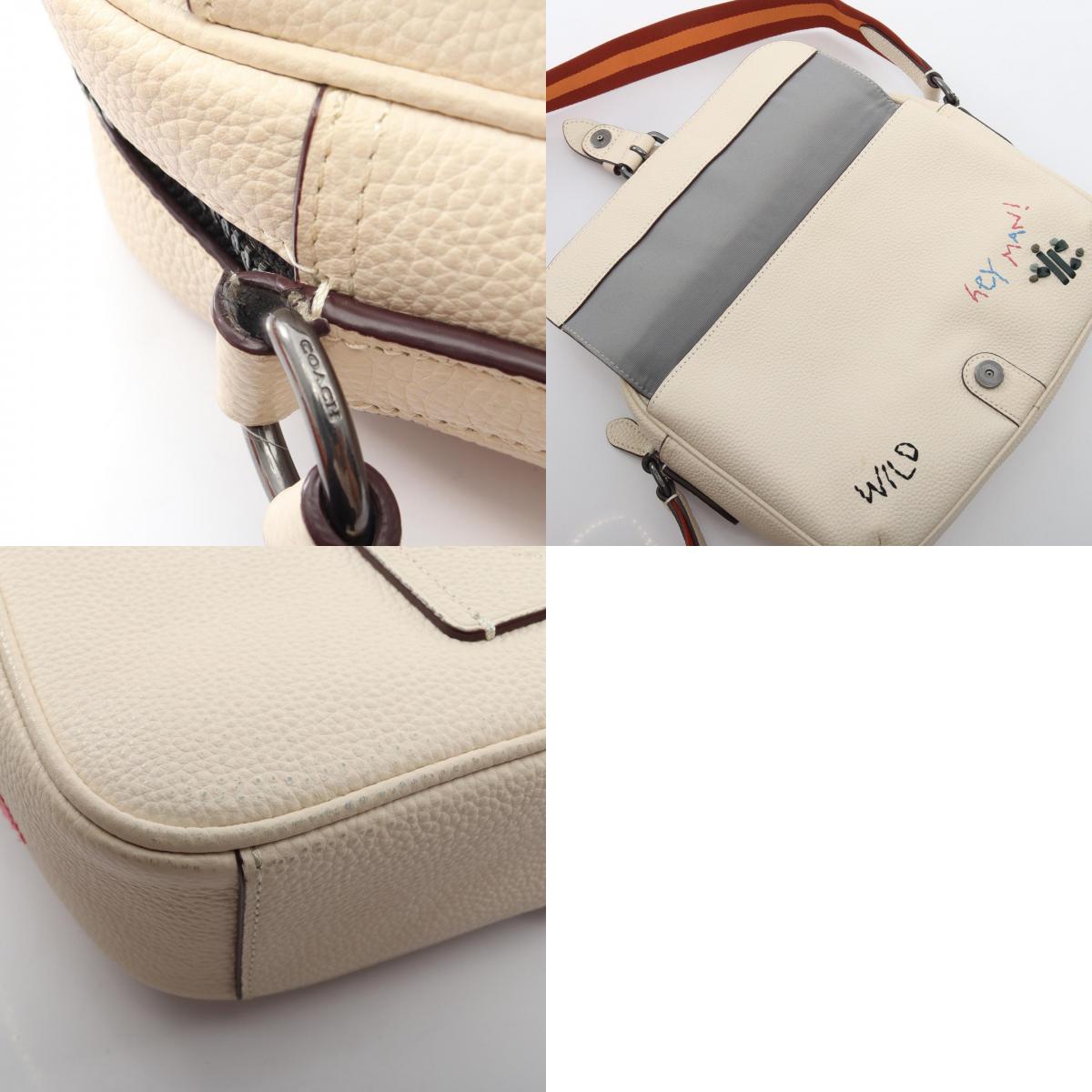 コーチ Hudson Diary レザーショルダーバッグ