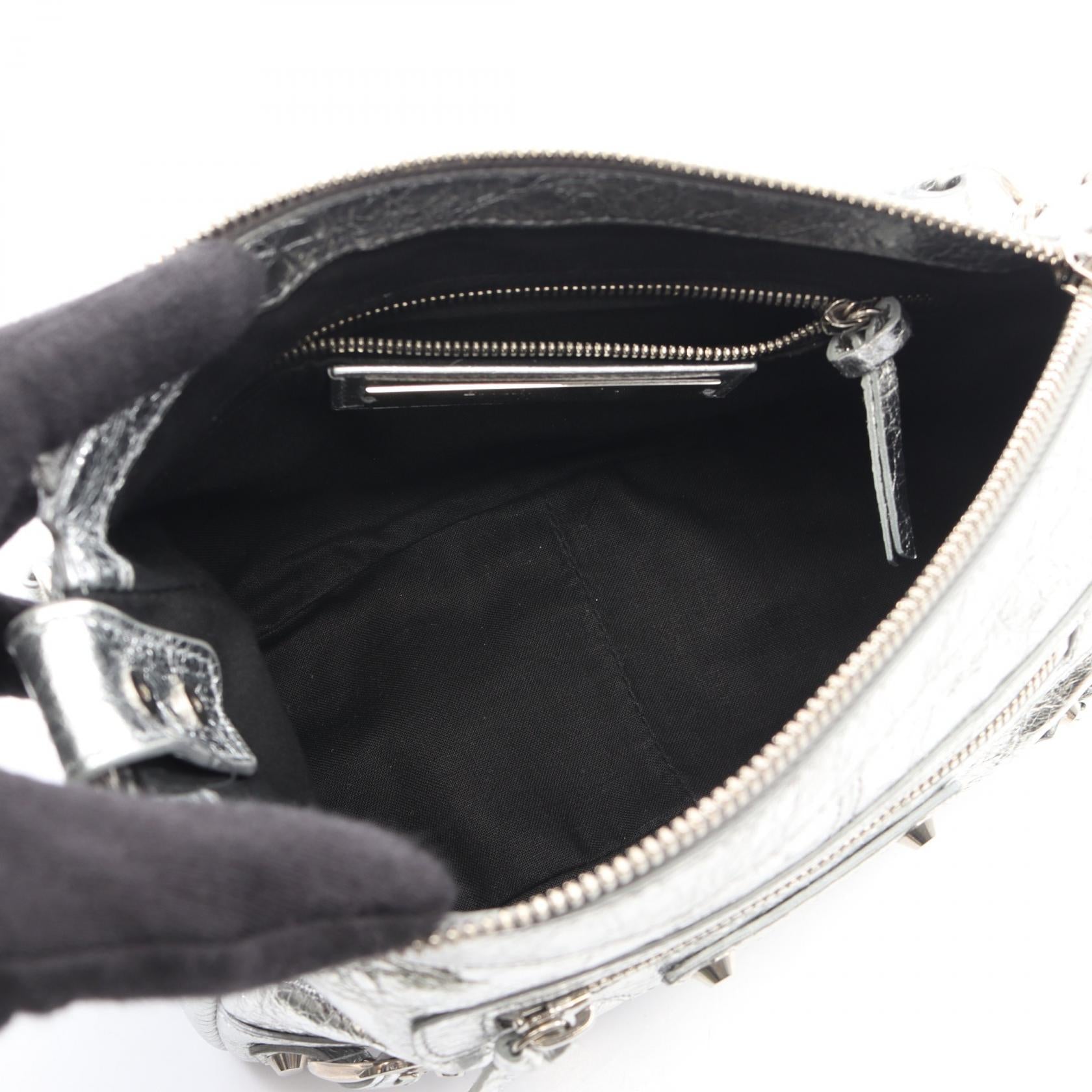バレンシアガ Le City Moto レザー2wayハンドバッグ
