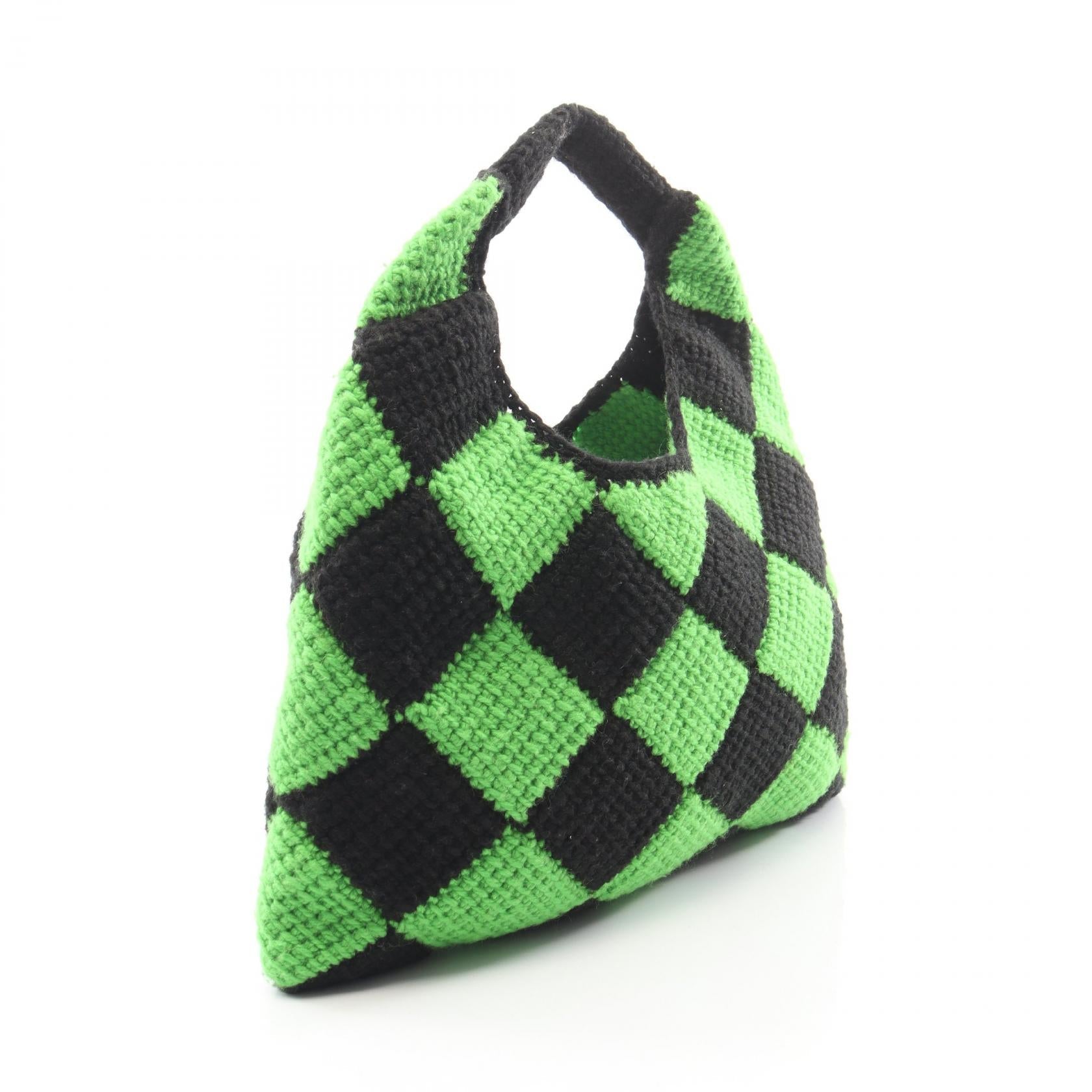 マルニ SHOPPING BAG ウールレザー ハンドバッグ