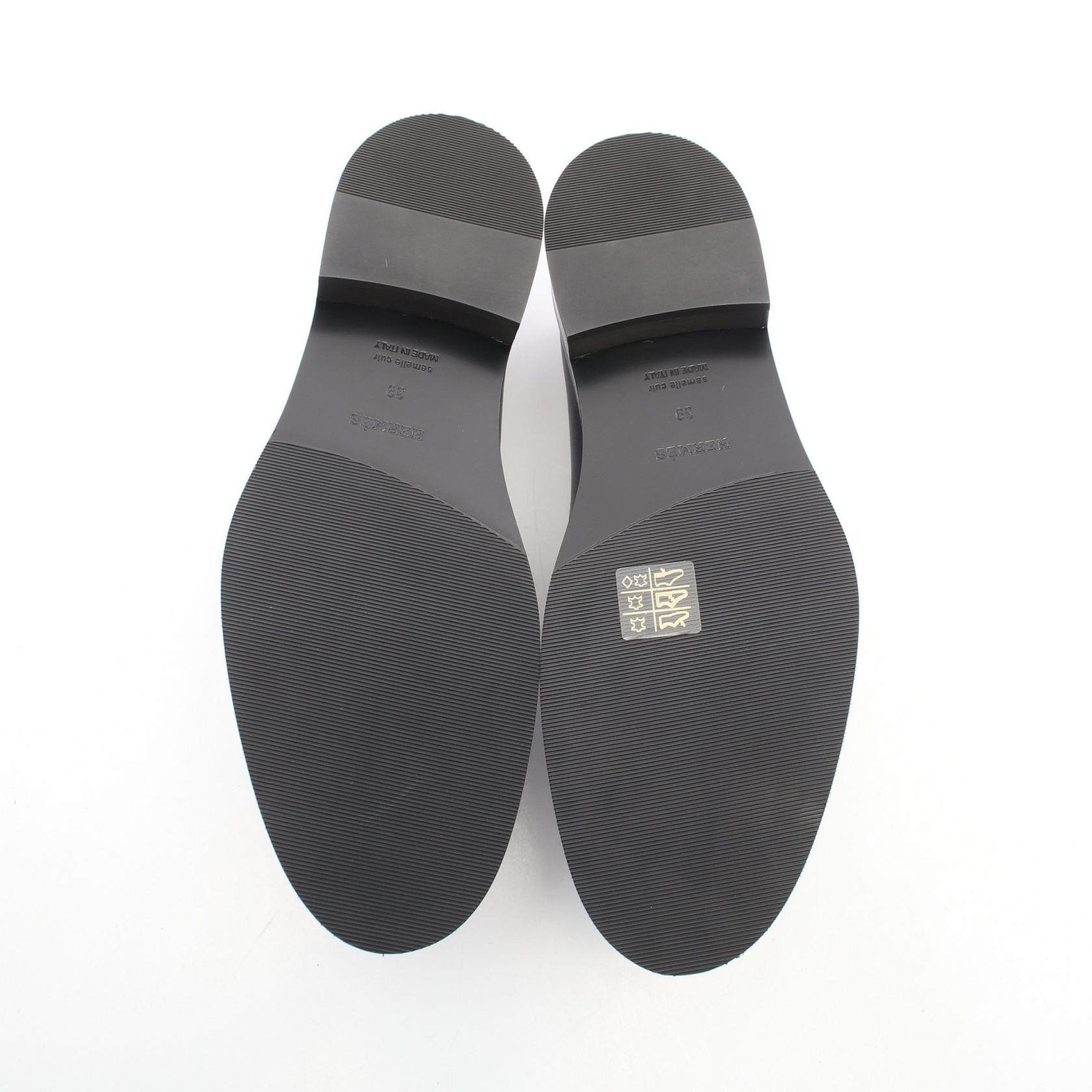 エルメス モカシンホット レザーローファー